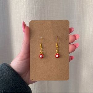 Handmade Evil Eye earrings